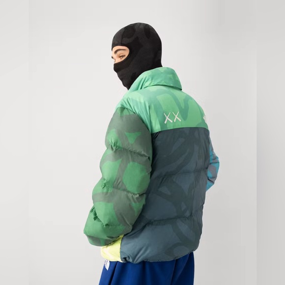 THE NORTH FACE x KAWS Balaclava Ski Mask 'Black Dragline Print' - Picture 2 of 6